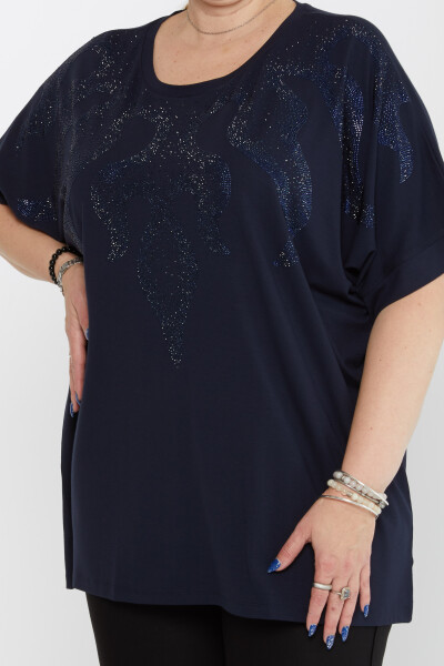 Camicetta Manica Corta Blu Navy - 79629 | KAZEE (Set di 4 M-L-XL-2XL) - 2