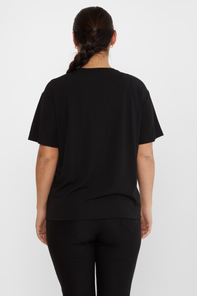 Camicetta Motivo Uccelli Nero - 79995 | KAZEE (Set di 3 M-L-XL) - 5