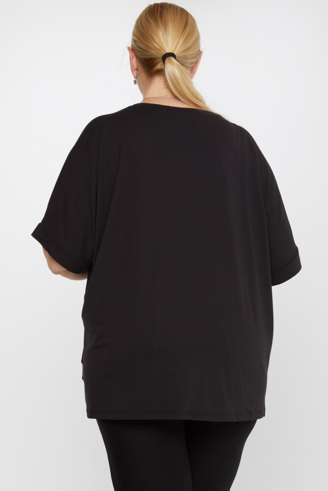 Camicetta Uccello Modellato Nero - 79948 | KAZEE (Set di 4 M-L-XL-2XL) - 4