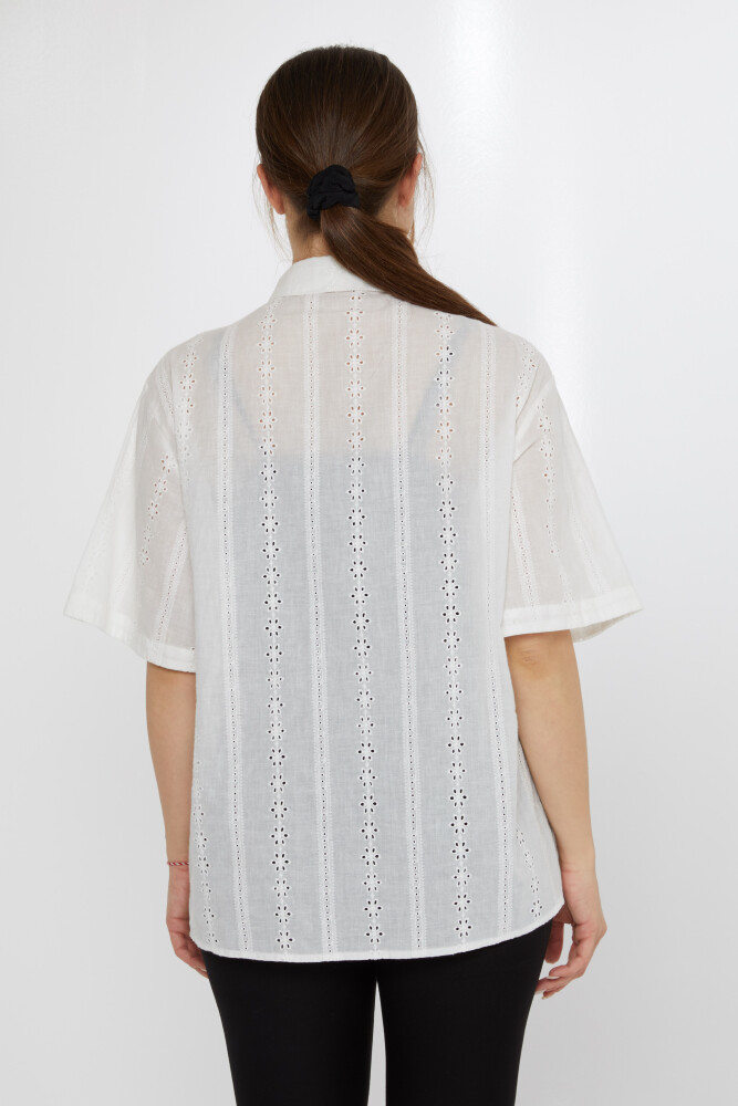 Camicia Manica Corta Ecru - 20508 | KAZEE (Set di 3 40-42-44) - 5