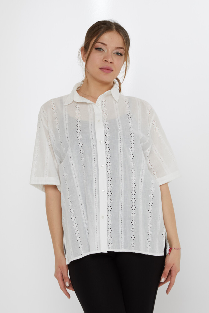 Camicia Manica Corta Ecru - 20508 | KAZEE (Set di 3 40-42-44) - 2