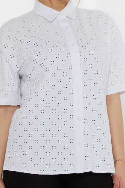 Camisa Detalle Agujero Crudo - 20505 | KAZEE (Juego de 3 40-42-44) - 3