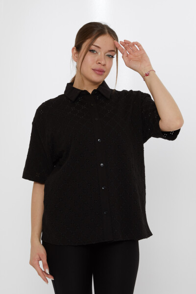 Camisa Detalle Agujero Negro - 20505 | KAZEE (Juego de 3 40-42-44) - KAZEE 