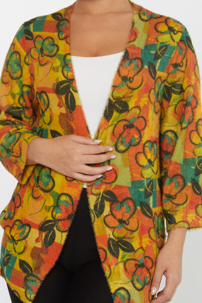 Cardigan Angora à motifs floraux et colorés - 30452 | KAZEE (Lot de 3 M-L-XL) - 3