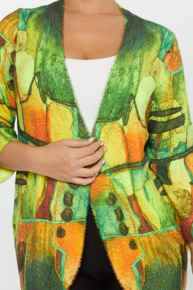 Cardigan Angora Coloré Manches Longues Digital - 30346 | KAZEE (Lot de 3 M-L-XL) - 3