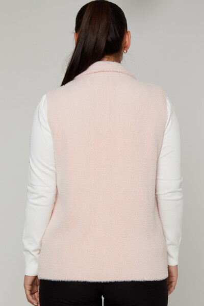 Chaleco de angora con detalles en polvo perlado - 30999 | KAZEE (Juego de 3 tallas M-L-XL) - 4