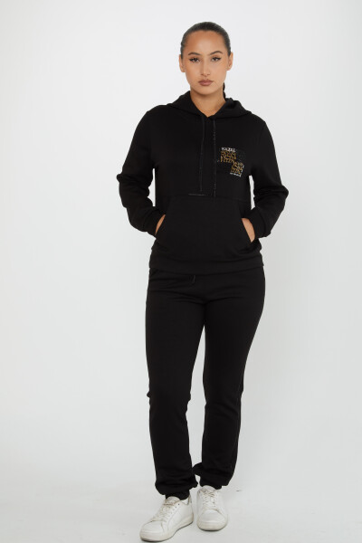 Conjunto Chándal Manga Larga Negro - 17559 | KAZEE (Juego de 4 M-L-XL-2XL) - 2