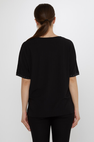 Chemisier Détail Paillettes Noir - 80001 | KAZEE (Lot de 3 L-XL-2XL) - 6