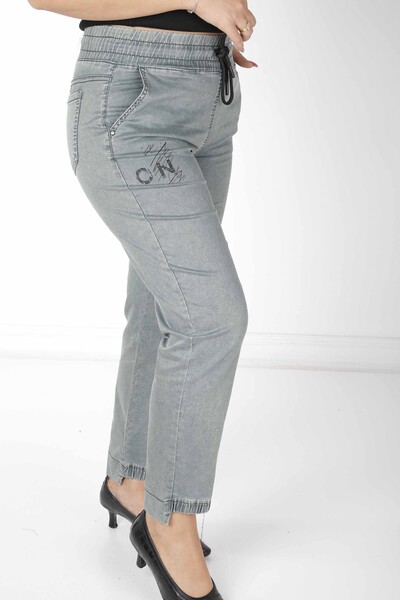 Chiusura Pantaloni Dettagliata Kaki - 3500 | KAZEE (Set da 4 36-38-40-42) - 3