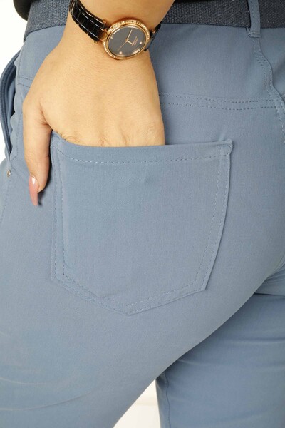 Cintura per pantaloni dettagliata Indaco - 3684 | KAZEE (Set da 4 42-44-46-48) - 6