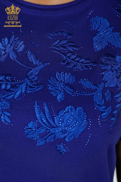 Maglione di maglieria delle donne all'ingrosso modello americano Saks-16849 / KAZEE - Thumbnail