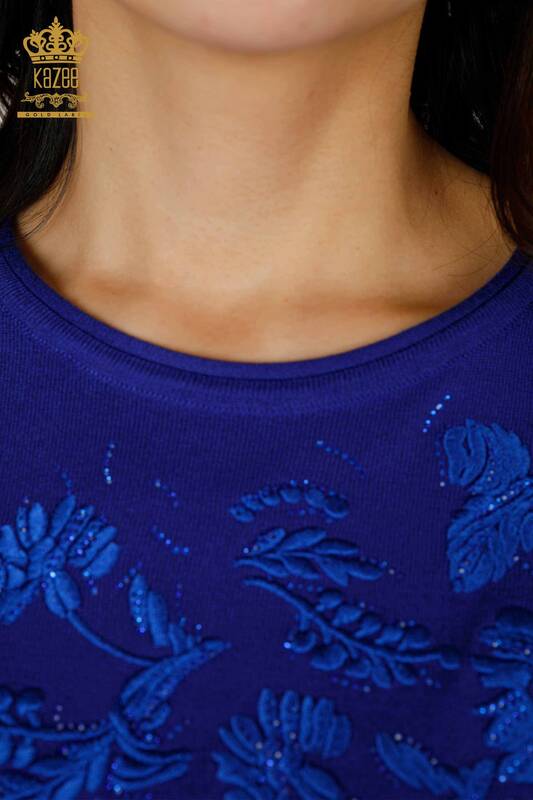 Maglione di maglieria delle donne all'ingrosso modello americano Saks-16849 / KAZEE