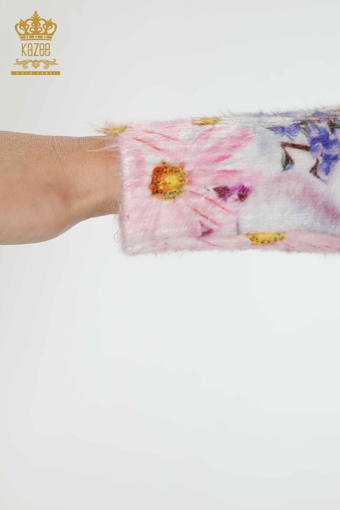 All'ingrosso Maglione maglieria donna Angora Modellato rosa -18973 / KAZEE - 7