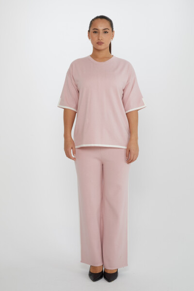 Ensemble deux pièces avec fente et manches courtes, rose clair - 31232 | KAZEE (Lot de 2 M-L) - Kazee (1)