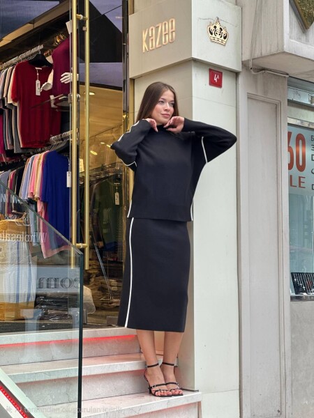 Costume Double Col Montant Noir - 31303 | KAZEE (Lot de 3 S-M-L) - 2