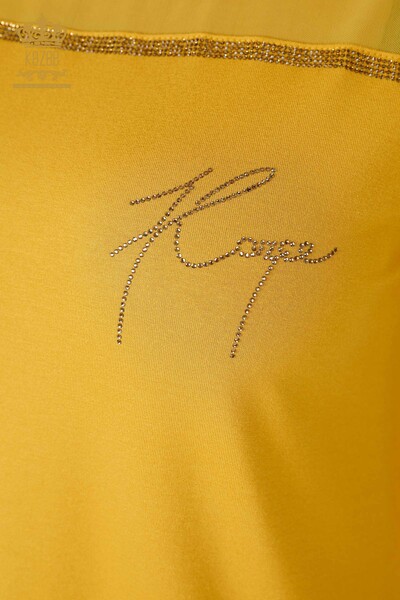 Bluză de damă cu ridicata model american Safran - 78857 | KAZEE - Thumbnail