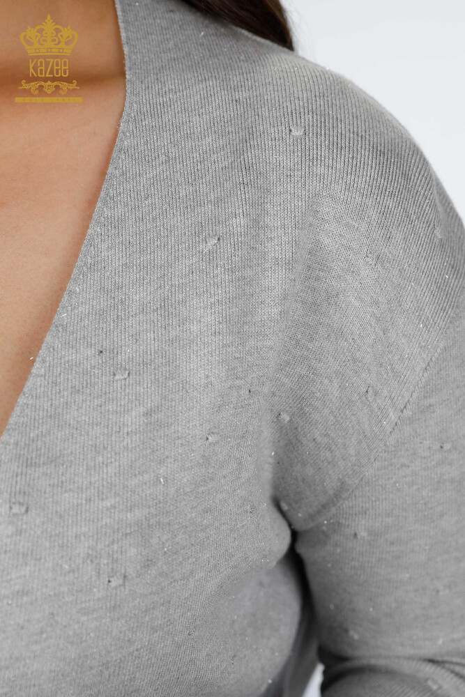 Cardigan cu ridicata pentru femei, cu sclipici, tranziție, cu modele de buline, viscoză - 15436 | KAZEE - 17