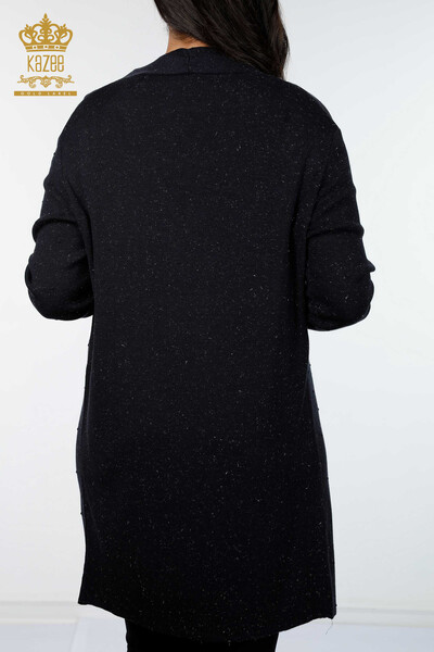 Cardigan cu ridicata pentru femei, cu sclipici, tranziție, cu modele de buline, viscoză - 15436 | KAZEE - Thumbnail