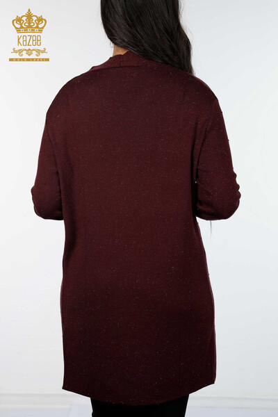 Cardigan cu ridicata pentru femei, cu sclipici, tranziție, cu modele de buline, viscoză - 15436 | KAZEE - Thumbnail