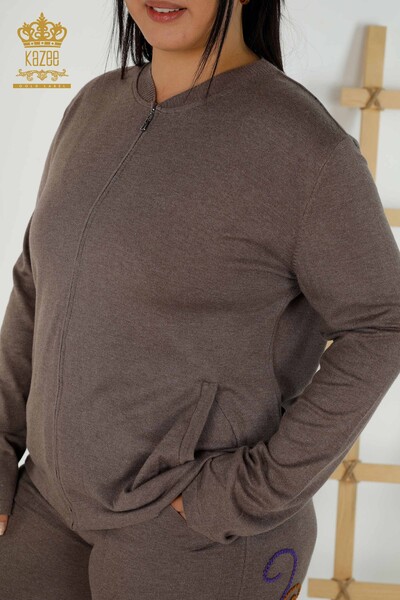 Set de trening cu ridicata pentru dama, nurca cu modele colorate - 16657 | KAZEE - Kazee (1)