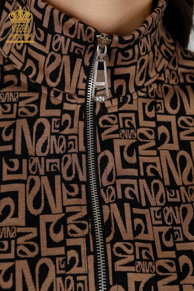 Set de trening cu ridicata pentru dama, model mixt, nurca neagra - 17433 | KAZEE - 4