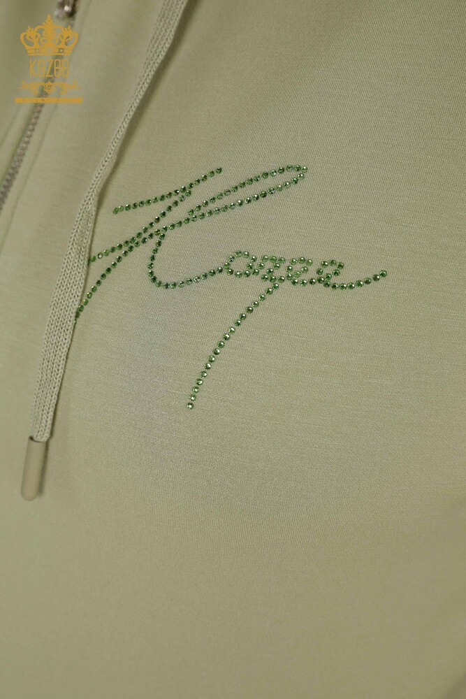 Set de trening pentru femei cu glugă verde - 20392 | KAZEE - 5