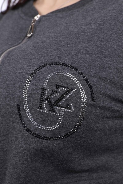 Set de trening cu ridicata pentru femei Kazee Logo cu mânecă lungă - 17346 | KAZEE - Thumbnail
