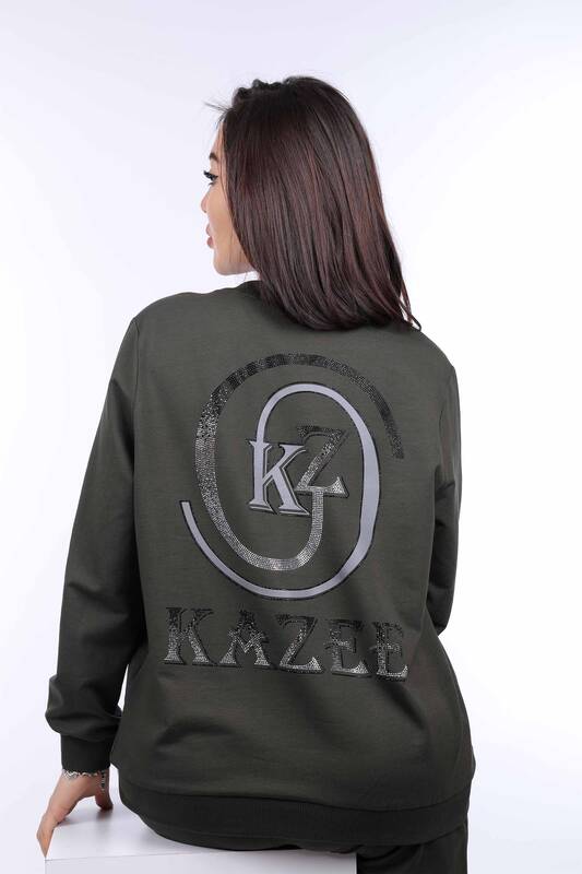 Set de trening cu ridicata pentru femei Kazee Logo cu mânecă lungă - 17346 | KAZEE