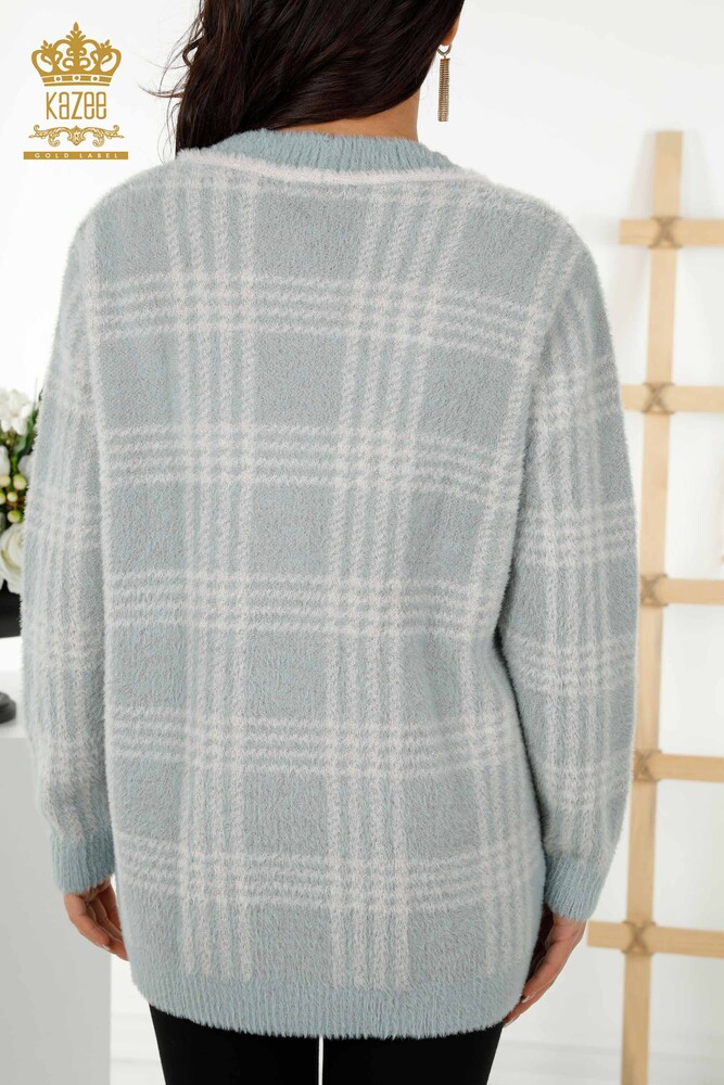 Cardigan de damă cu ridicata în două culori Angora Mint - 30177 | KAZEE - 6