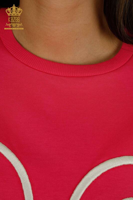 Tunica cu ridicata pentru femei cu buzunar, roz - 2402-231019 | S&M