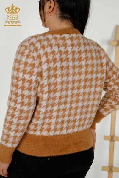 Cardigan cu ridicata pentru femei Angora Bej închis - 30128 | KAZEE - 6