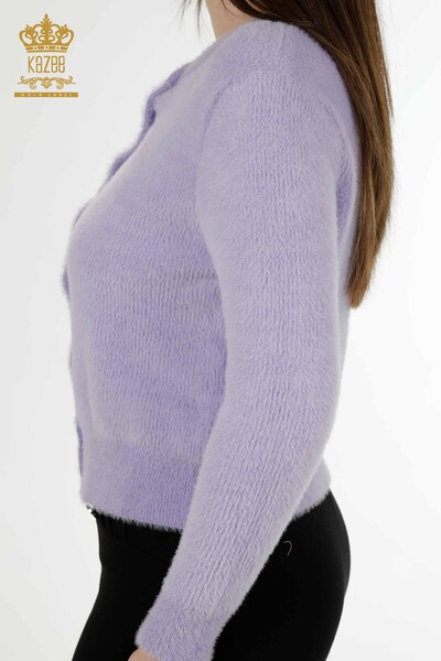 Cardigan cu ridicata pentru femei Angora Lila - 19099 | KAZEE - 4