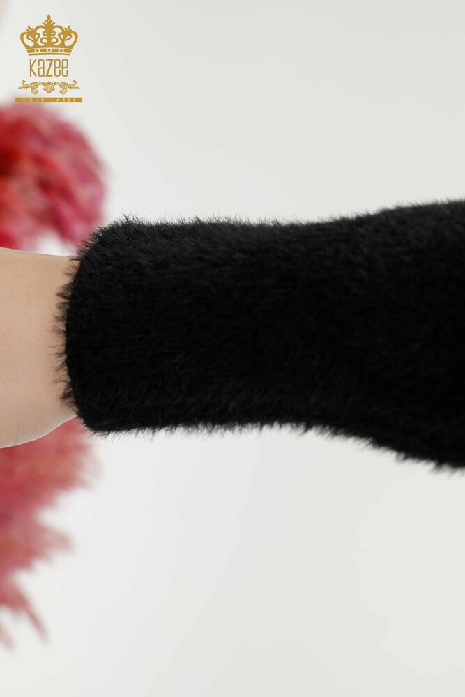 Cardigan cu ridicata pentru femei Angora Black - 19099 | KAZEE - 5