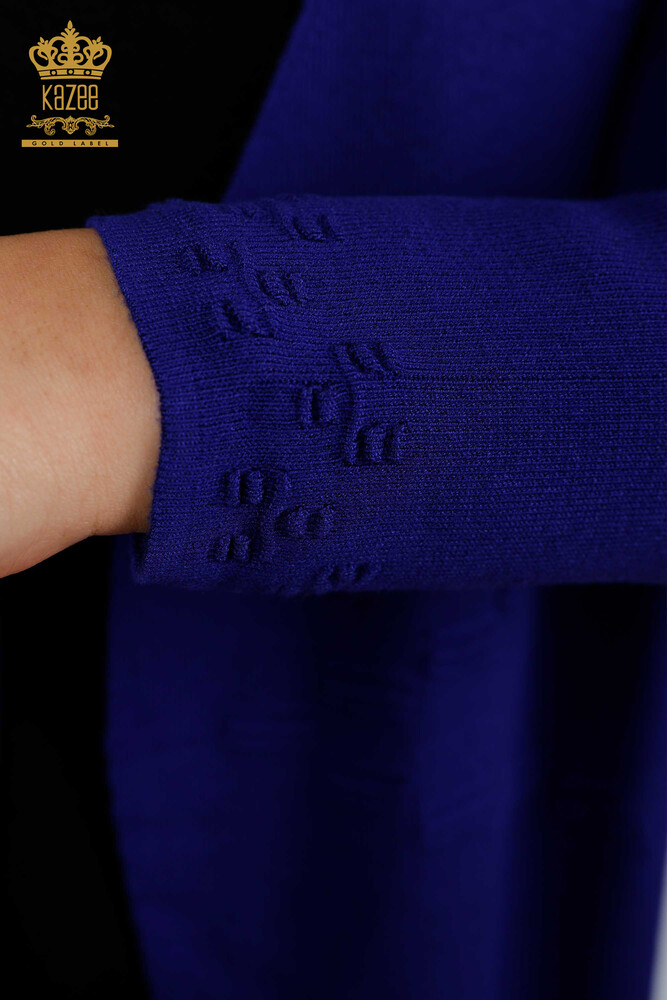 Cardigan cu ridicata pentru damă, cu model lung, viscoză - 15440 | KAZEE - 10