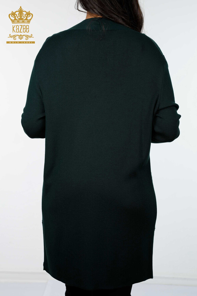 Cardigan cu ridicata pentru damă, cu model lung, viscoză - 15440 | KAZEE - 21