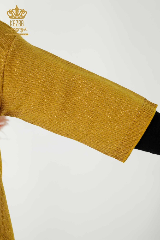 Cardigan cu ridicata pentru femei cu detaliu de buzunar Sofran - 30047 | KAZEE - 5