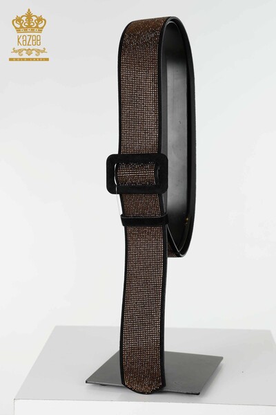 Cureaua de dama cu ridicata cu piatra brodata cupru - 500 | KAZEE - Kazee (1)