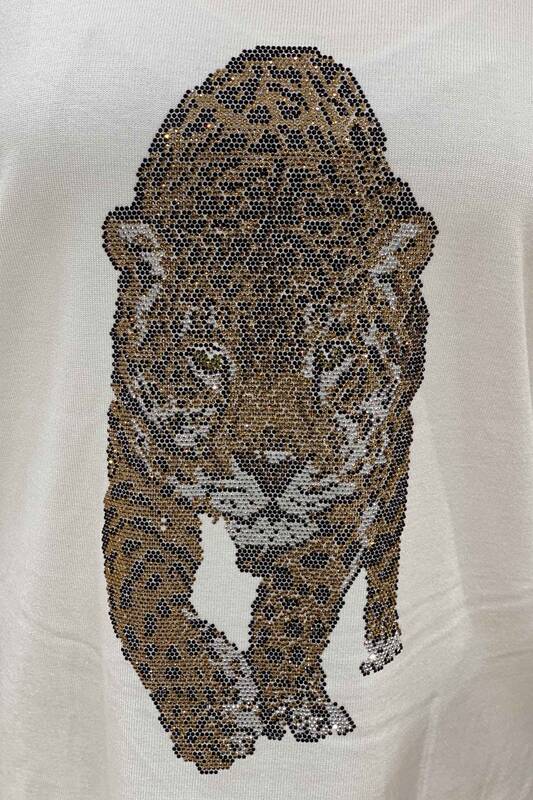 Îmbrăcăminte cu ridicata pentru femei Tricotaj pentru femei cu model leopard - 16199 | Kazee