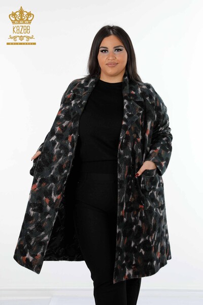 Kazee - En-gros haină de damă cu model - 19130 | KAZEE
