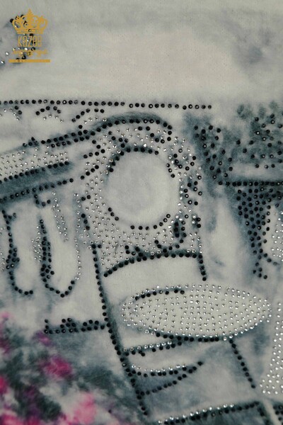 Angro Tricotaj de damă Angora - cu mânecă lungă - Digital - 40013 | KAZEE - Thumbnail