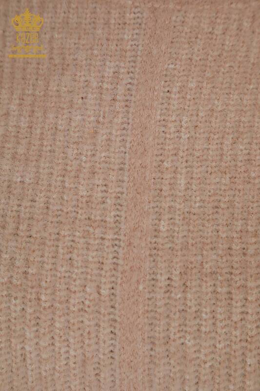 Tricotaj de damă cu ridicata Pulover Angora Pink - 30646 | KAZEE