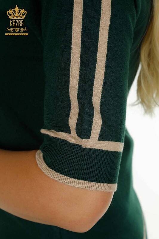 Pulover de tricot de damă cu ridicata - Model american - Nefti - 30790 | KAZEE