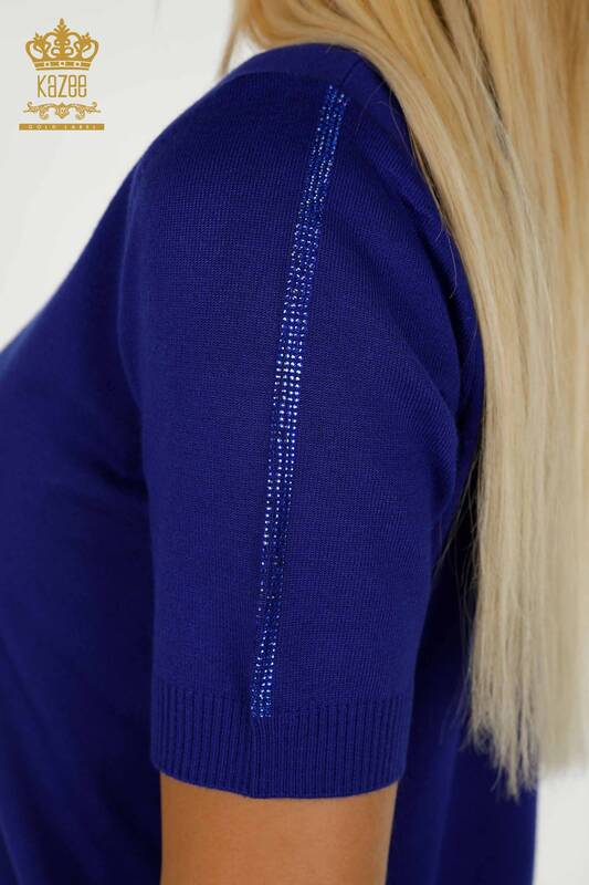 Pulover de tricotaj pentru femei cu ridicata - Model american - Saks - 30326 | KAZEE