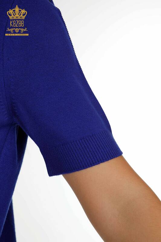 Pulover de tricotaj pentru femei cu ridicata - Model american - Saks - 30534 | KAZEE
