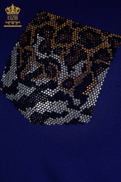 Pulover de tricotaj pentru femei - Model american - Saks - 30753 | KAZEE - Thumbnail