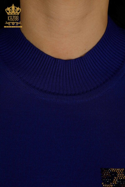 Pulover de tricotaj pentru femei - Model american - Saks - 30753 | KAZEE - Thumbnail