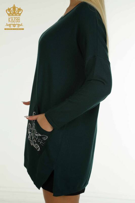 En-gros tricotaje de damă pulover - piatră brodate - Nefti - 30601 | KAZEE