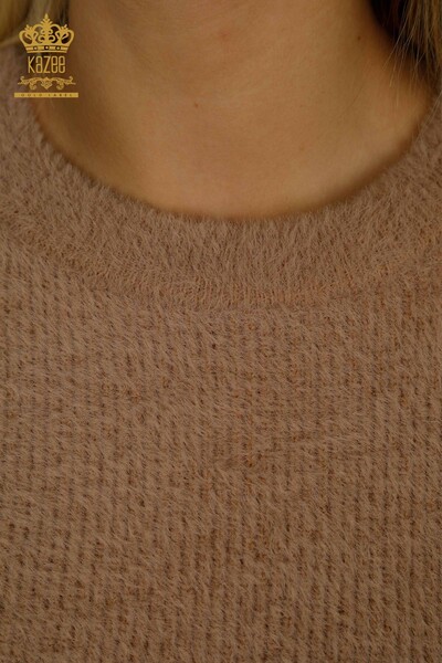 Tricotaj cu ridicata pentru femei Pulover - Maneca lunga - Nurca - 30775 | KAZEE - Thumbnail (2)