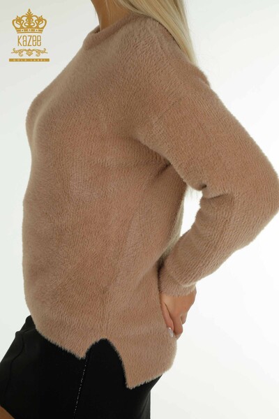 Tricotaj cu ridicata pentru femei Pulover - Maneca lunga - Nurca - 30775 | KAZEE - Thumbnail
