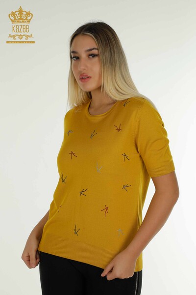 Angro Pulover de tricot pentru femei - Model american - Sofran - 30335 | KAZEE - Thumbnail